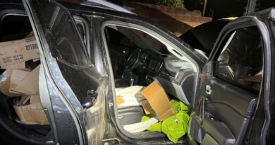 Ação do Esquadrão Antibombas: PMPR retira 237 kg de explosivos de carro