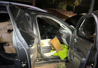 Ação do Esquadrão Antibombas: PMPR retira 237 kg de explosivos de carro
