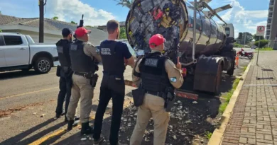 Polícia Rodoviária, PF e Receita Federal apreendem caminhão que transportava quase 6 toneladas de maconha