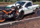 Condutor de moto morre em colisão com camionete na PRC-280