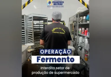 Vigilância interdita padaria de supermercado em Francisco Beltrão