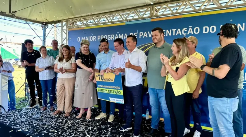 Francisco Beltrão lança o maior programa de asfaltamento da sua história