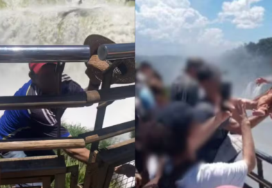 Turistas que se colocam em risco nas Cataratas do Iguaçu podem ser multados