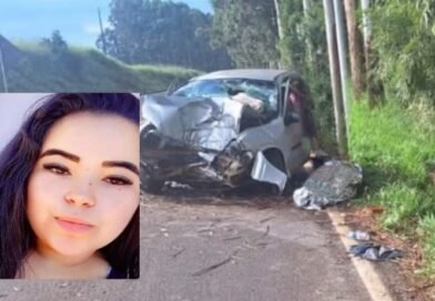 Identificada jovem de 22 anos que morreu após carro sair da pista 