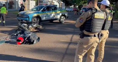 Jovem natural de Francisco Beltrão morre em acidente entre carro e motocicleta