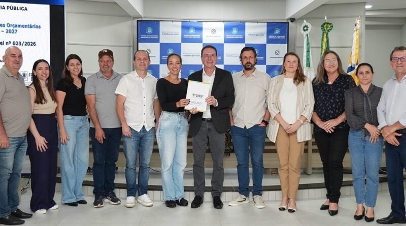 Câmara de Francisco Beltrão recebe o projeto do orçamento para 2027