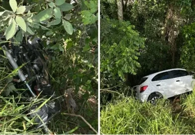 Grave acidente é registrado na BR-280 em Marmeleiro