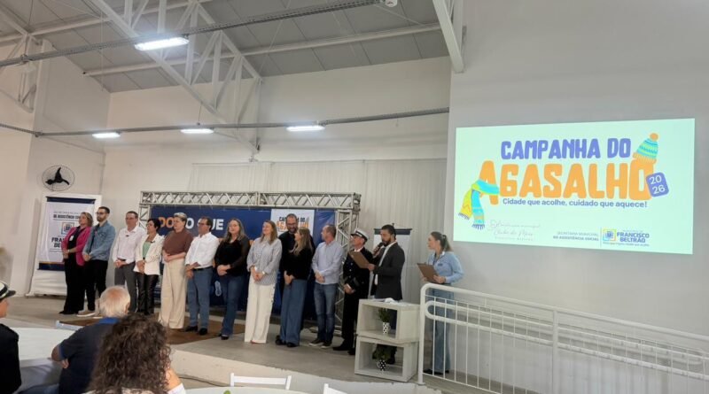 Campanha do Agasalho 2026 é lançada em Francisco Beltrão
