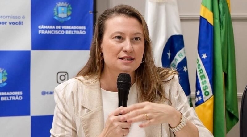 Vereadora de Beltrão cobra transparência sobre dívida previdenciária
