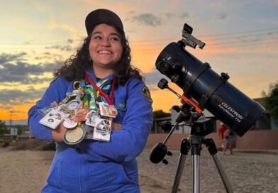 Jovem que descobriu 25 asteroides participa de congresso em Francisco Beltrão