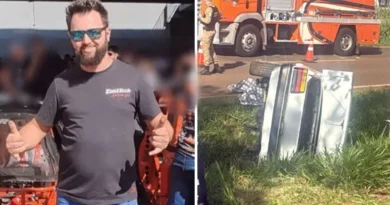 Identificado homem que morreu em capotamento de carro na PR-471