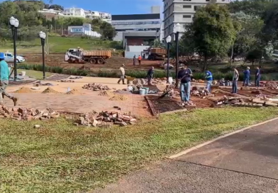 Prefeitura de Beltrão realiza revitalização no Parque Boa Vista no bairro Industrial
