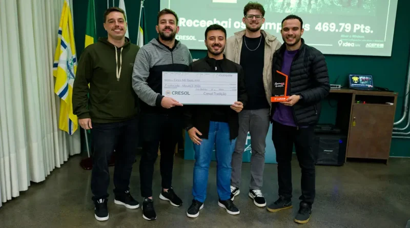 Equipe campeã do MovACE 2026 arrecada quase 3 ton de alimentos
