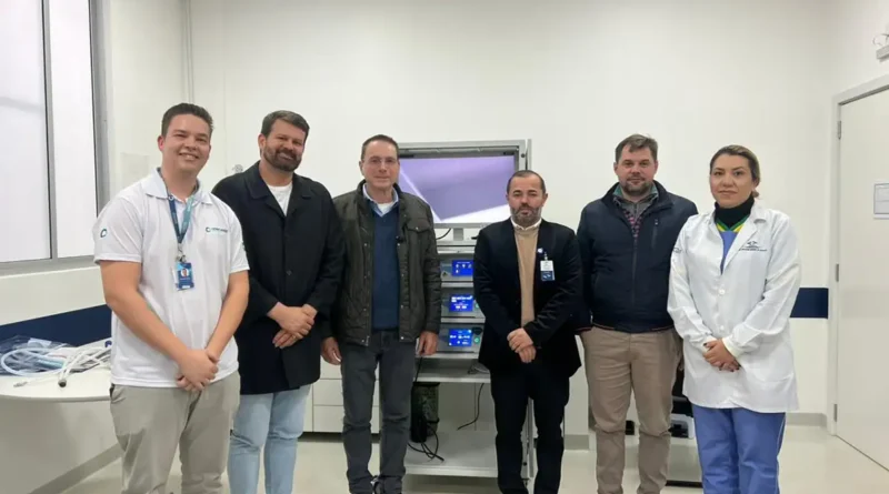 HGI recebe torre de videocirurgia em Beltrão
