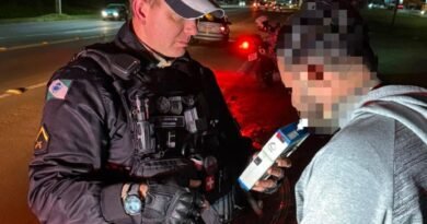 Polícia Militar realiza 36 testes de etilômetro durante Operação Lei Seca