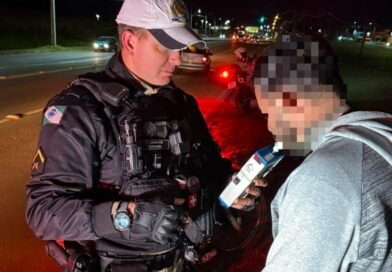 Polícia Militar realiza 36 testes de etilômetro durante Operação Lei Seca