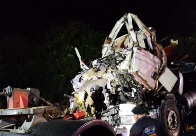 Dois motoristas morrem após colisão frontal na BR-163 em Capanema