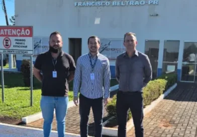 Aeroporto de Francisco Beltrão recebe visita técnica para atualização do Plano Aeroviário Estadual