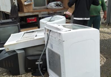 Campanha ambiental recolhe quase 2 toneladas de resíduos eletroeletrônicos em Francisco Beltrão