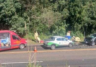 Beltrão: Três pessoas ficam feridas após colisão frontal na PR-483