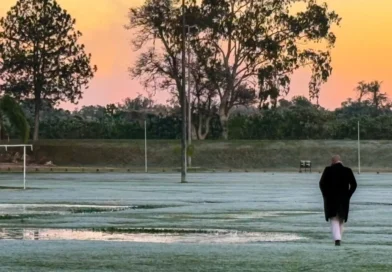 Paraná tem amanhecer gelado com 0,1ºC e geada