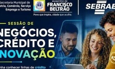 Empreendedores de Beltrão terão rodada de negócios com foco em crédito e inovação