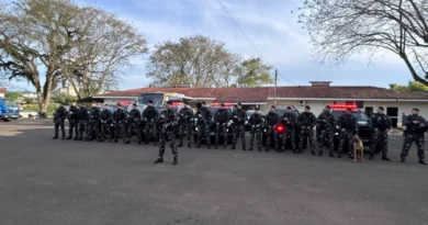 Pelotão de Choque reforça segurança no Sudoeste