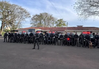 Pelotão de Choque reforça segurança no Sudoeste