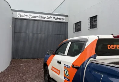 Prefeitura prepara abrigo temporário para famílias em risco de alagamento em Francisco Beltrão